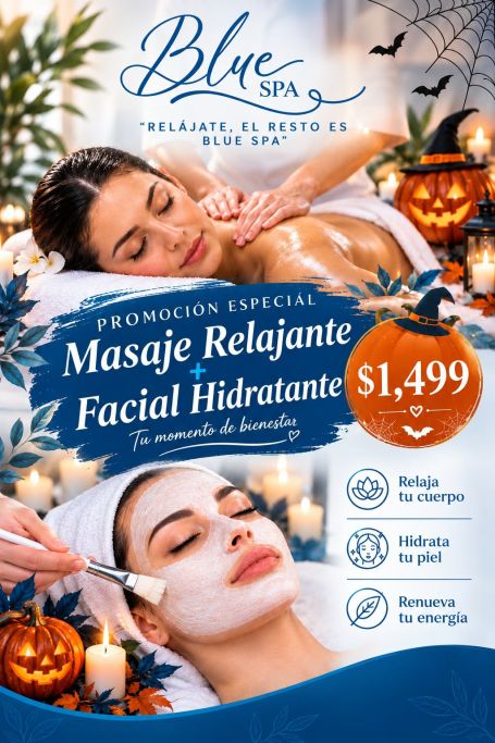 Relaxing Massage Hydrating Facial Coyoacan